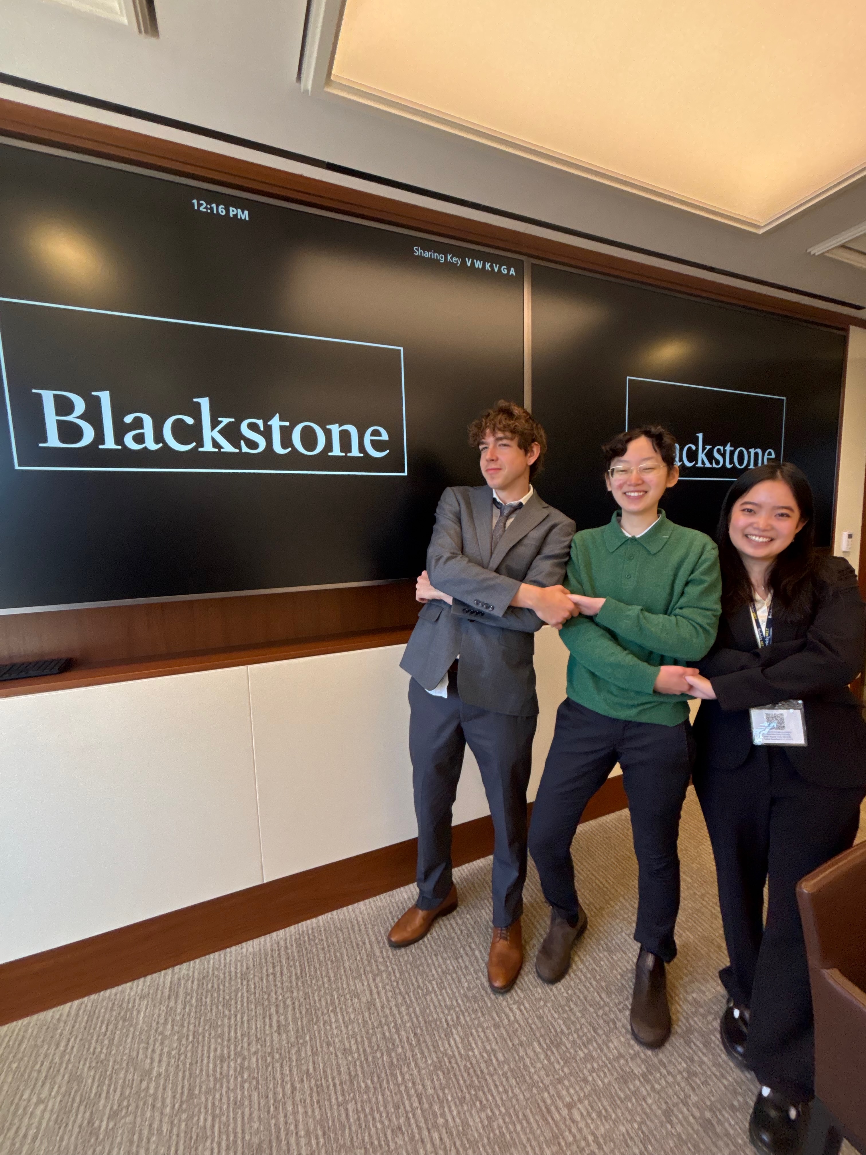 Touring the NYC Blackstone office with M.E.T.!