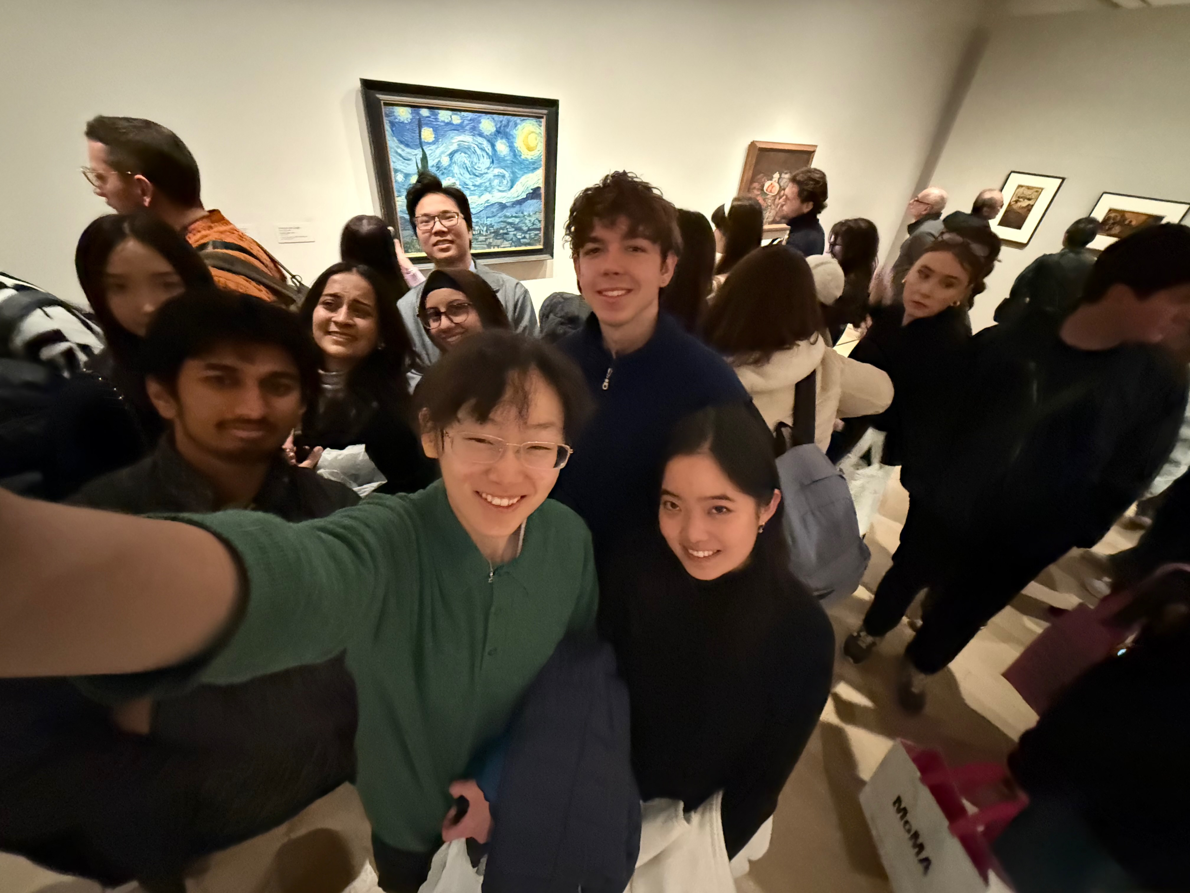 Visiting MOMA during an M.E.T. class capstone trip to NYC