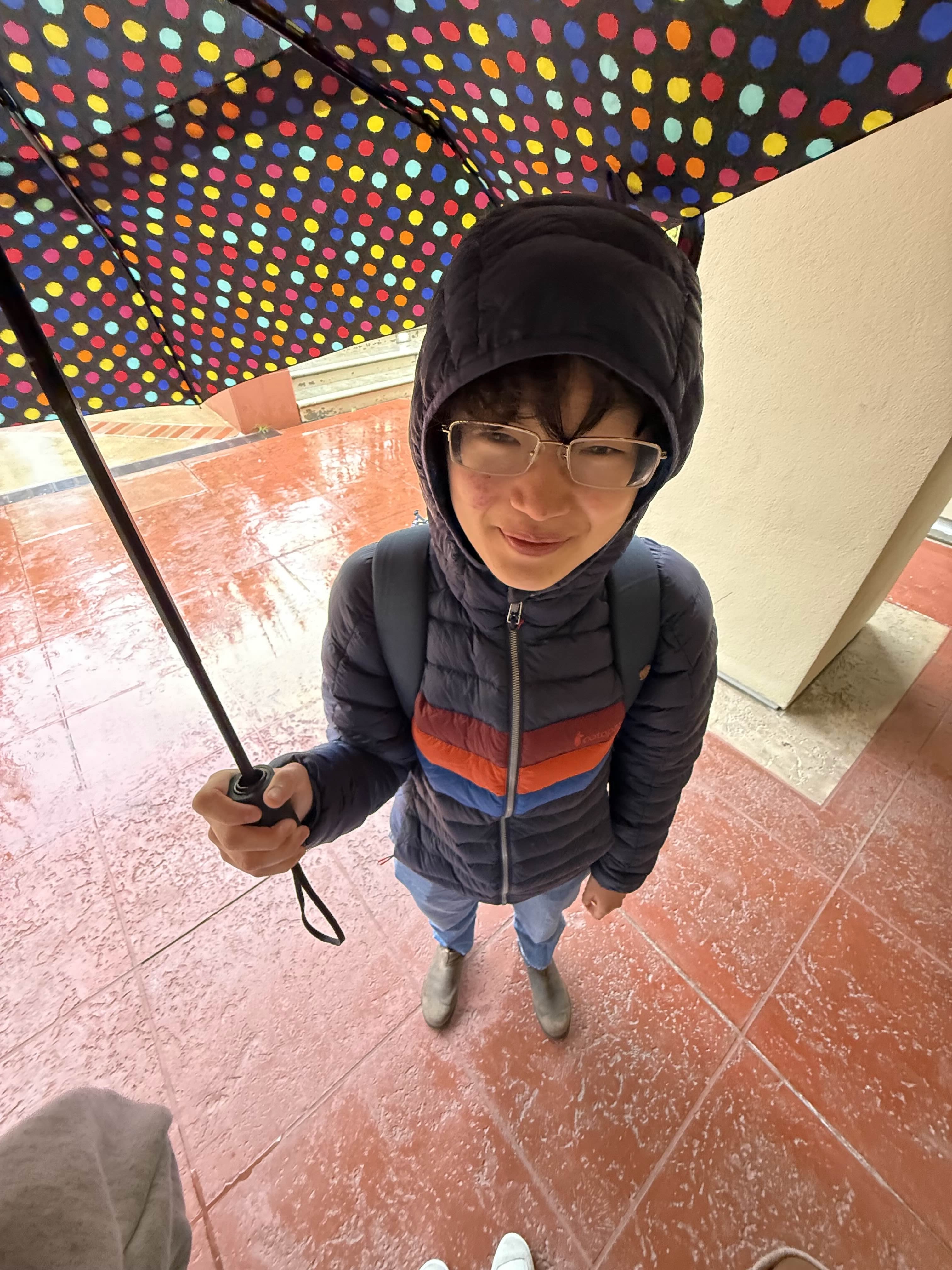 Staying dry in the rain